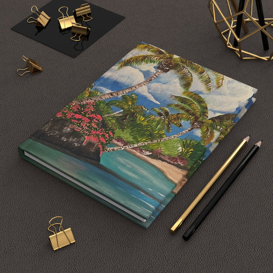 'Blooming Paradise' Hardcover Journal Matte