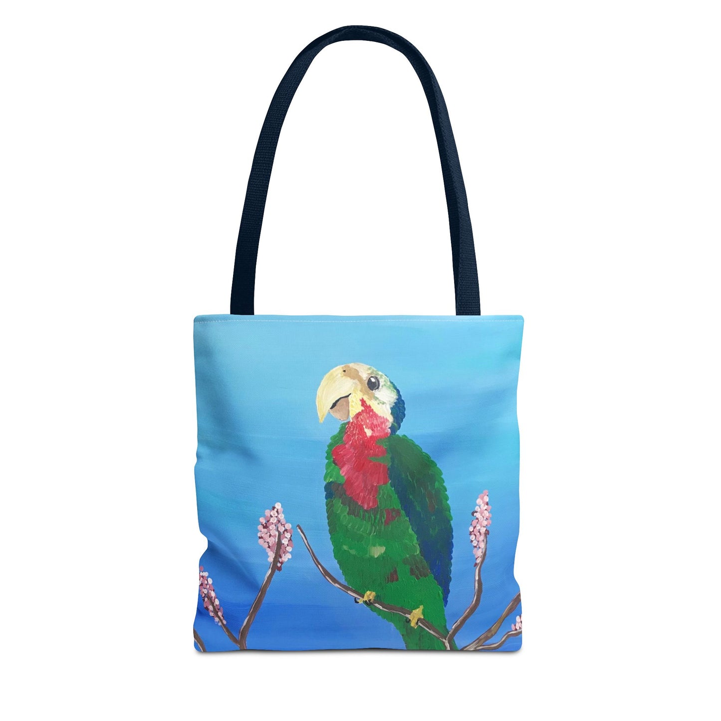 'Abaco Parrot' Hand Painted Tote Bag