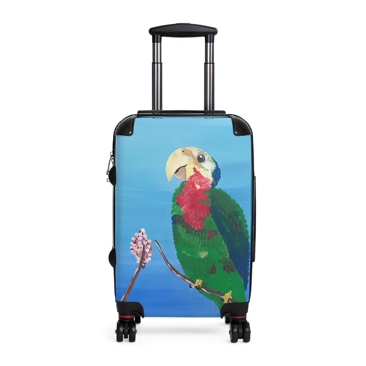 'Abaco Parrot' Handprinted Colorful Suitcase