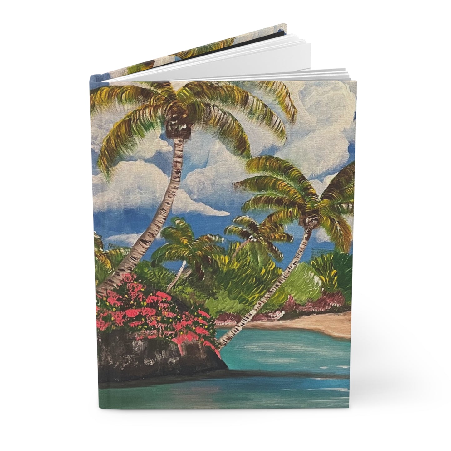 'Blooming Paradise' Hardcover Journal Matte