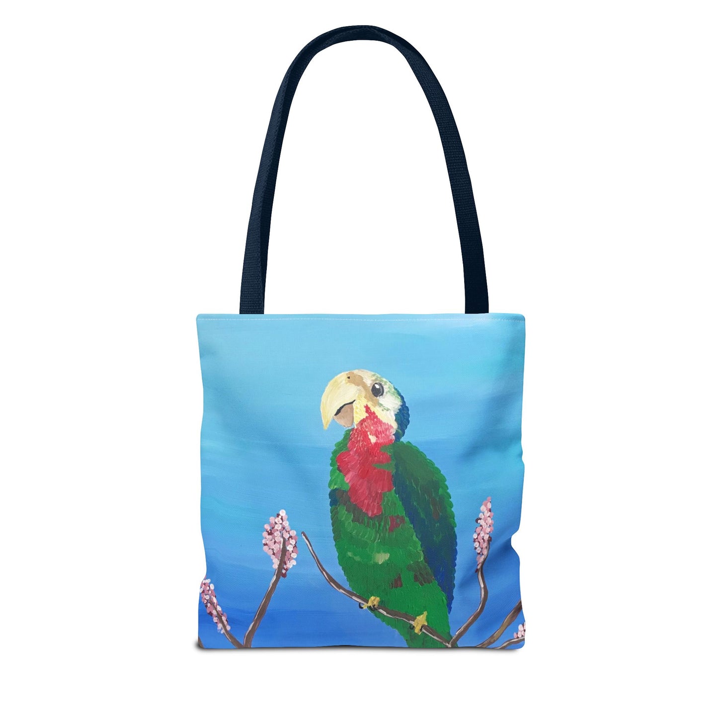 'Abaco Parrot' Hand Painted Tote Bag